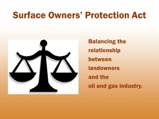 Surface Owners’ Protection Act