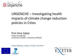 URGENCHE – Investigating health impacts of climate change reduction policies in Cities