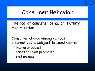 Consumer Behavior