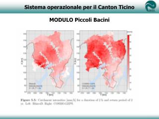 Sistema operazionale per il Canton Ticino MODULO Piccoli Bacini