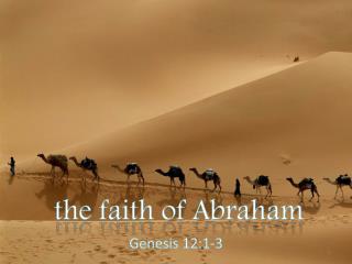 the faith of Abraham