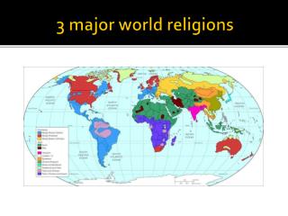 3 major world religions