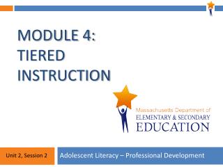 Module 4: Tiered Instruction
