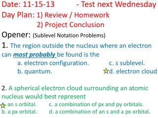 Summing up Electron Configuration What is it :