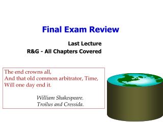 Final Exam Review