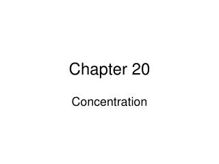 Chapter 20