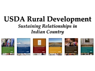 USDA Rural Development Sustaining Relationships in Indian Country