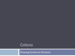 Colons