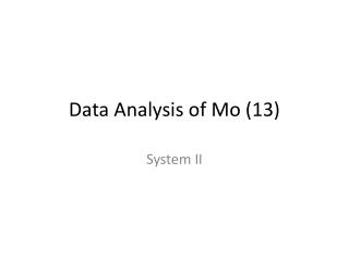 Data Analysis of Mo (13)