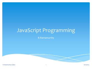 JavaScript Programming