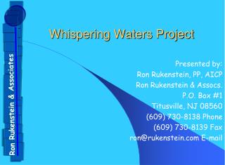 Whispering Waters Project