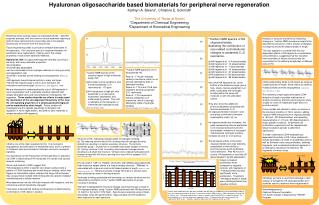 Hyaluronan oligosaccharide based biomaterials for peripheral nerve regeneration