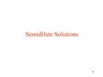 Semidilute Solutions