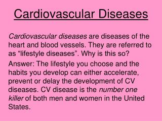 Cardiovascular Diseases