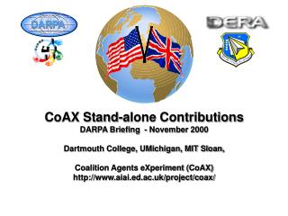 CoAX Stand-alone Contributions DARPA Briefing - November 2000