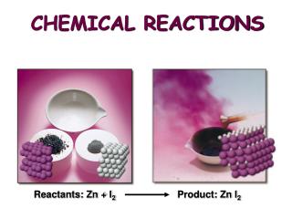 CHEMICAL REACTIONS