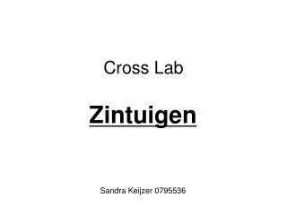 Cross Lab