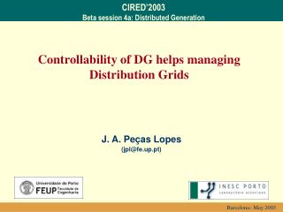 Controllability of DG helps managing Distribution Grids