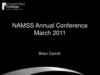 NAMSS Annual Conference March 2011
