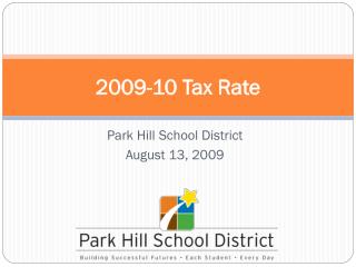 2009-10 Tax Rate