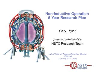 Non-Inductive Operation 5-Year Research Plan