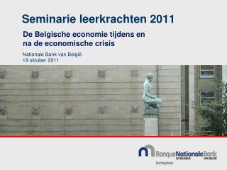 Seminarie leerkrachten 2011