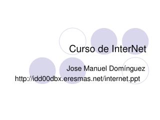 Curso de InterNet