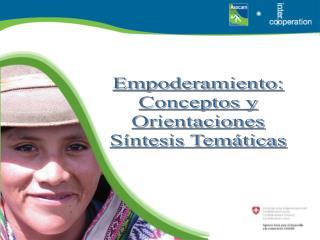 Empoderamiento: Conceptos y Orientaciones Síntesis Temáticas