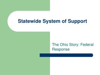 Statewide System of Support