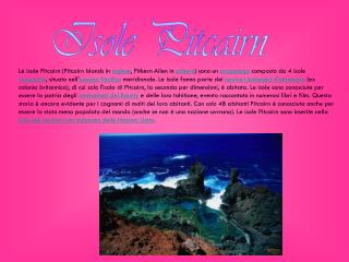 Isole Pitcairn