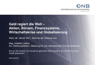 Geld regiert die Welt – Aktien, Börsen, Finanzsysteme, Wirtschaftskrise und Globalisierung