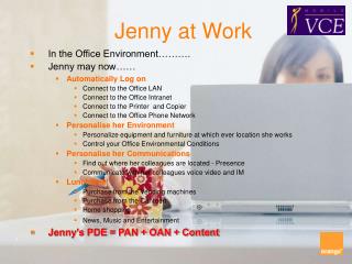 Jenny at Work