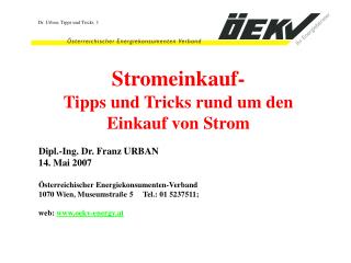 Stromeinkauf- Tipps und Tricks rund um den Einkauf von Strom