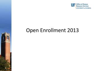 Open Enrollment 2013