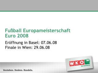 Fußball Europameisterschaft Euro 2008