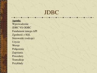 JDBC