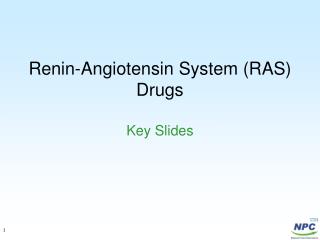 Renin-Angiotensin System (RAS) Drugs
