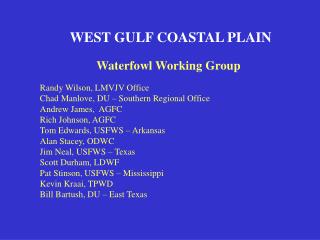 WEST GULF COASTAL PLAIN