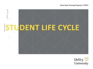 Student Life cycle