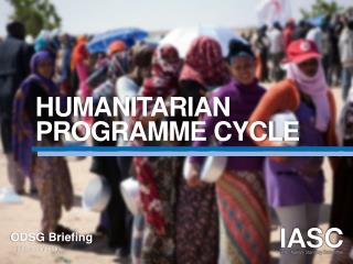 HUMANITARIAN PROGRAMME CYCLE