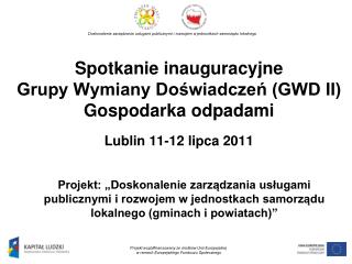 Doskonalenie zarządzania usługami publicznymi i rozwojem w jednostkach samorządu lokalnego