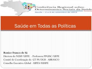 Saúde em Todas as Políticas