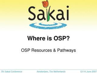 Where is OSP?