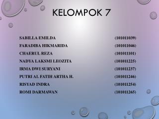 Kelompok 7