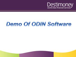 Demo Of ODIN Software