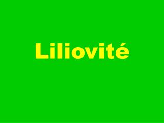 Liliovité