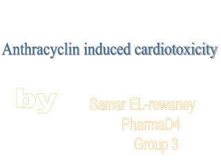 Samar EL-rewaney PharmaD4 Group 3