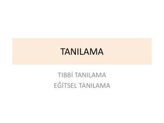 TANILAMA