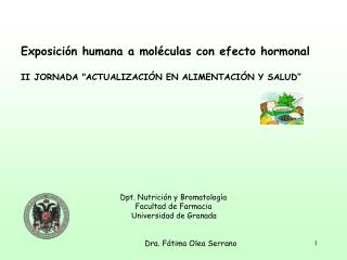 Exposición humana a moléculas con efecto hormonal