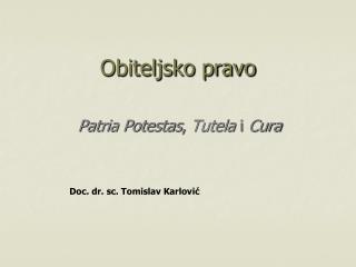 Obiteljsko pravo